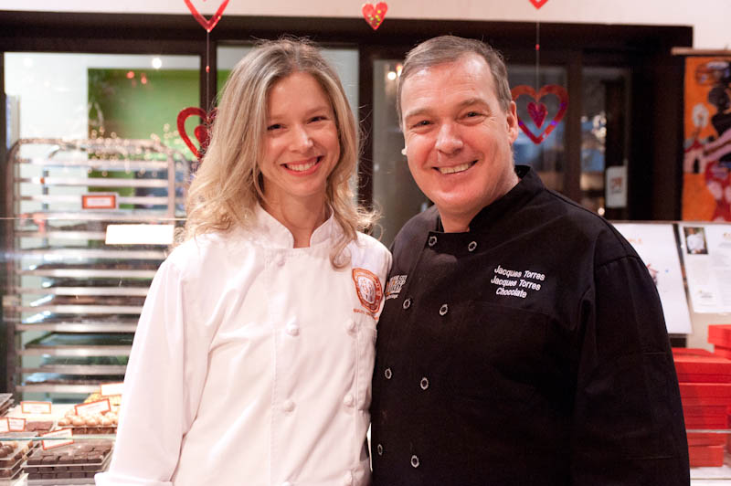 Chrissy Carter and Jacques Torres