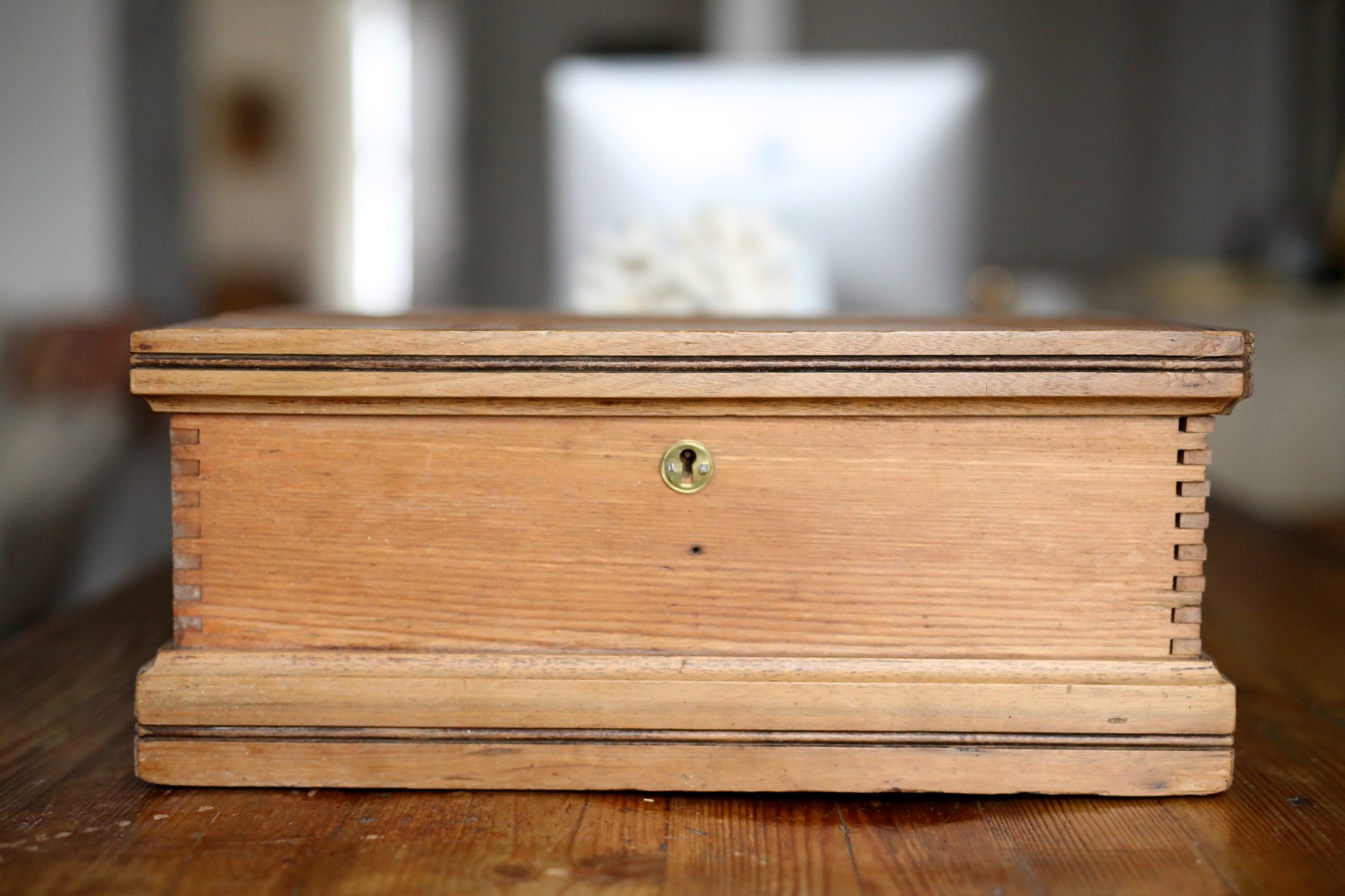 antique wood box
