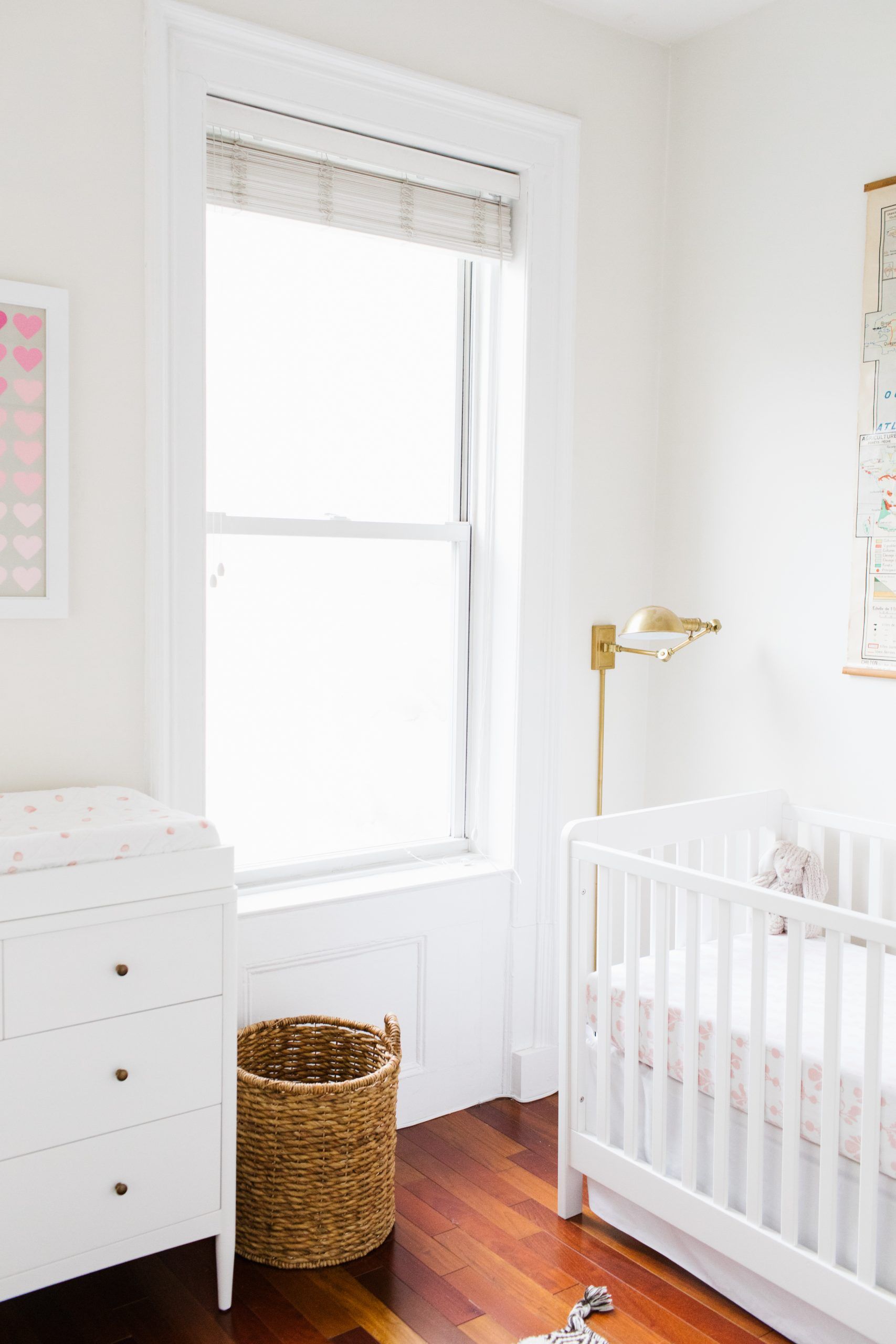 crib and changing table