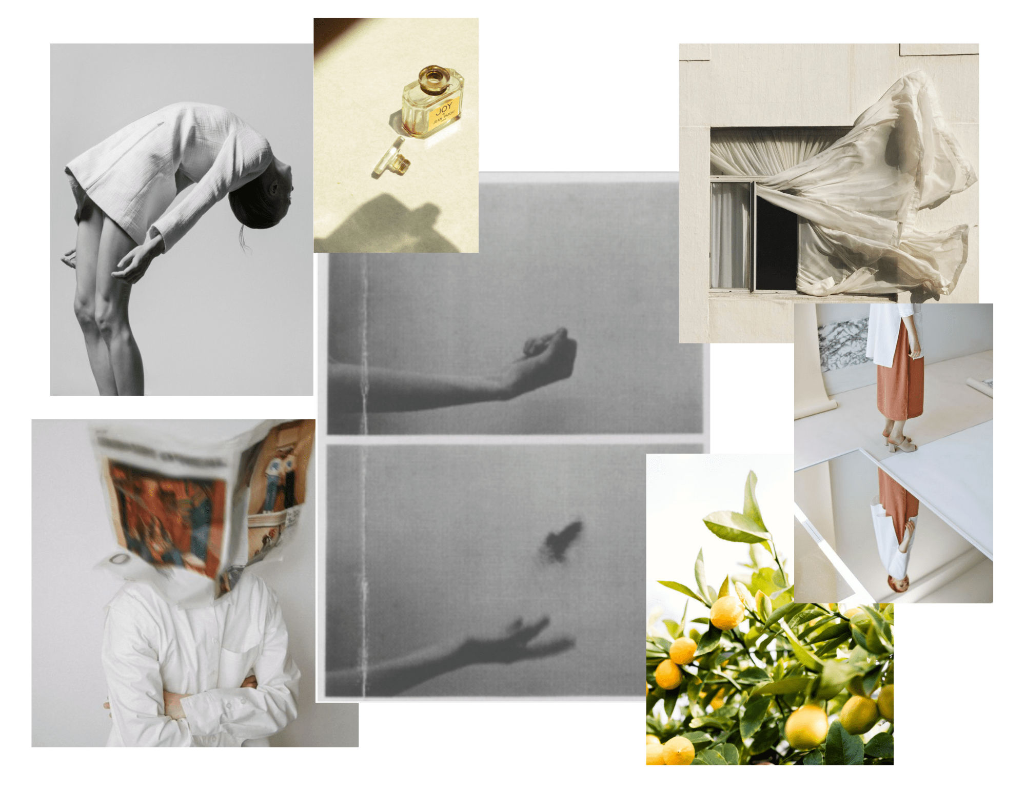 Spring 2020 Mood Board with various images