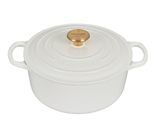 Round Dutch Oven with Gold Knob - Le Creuset