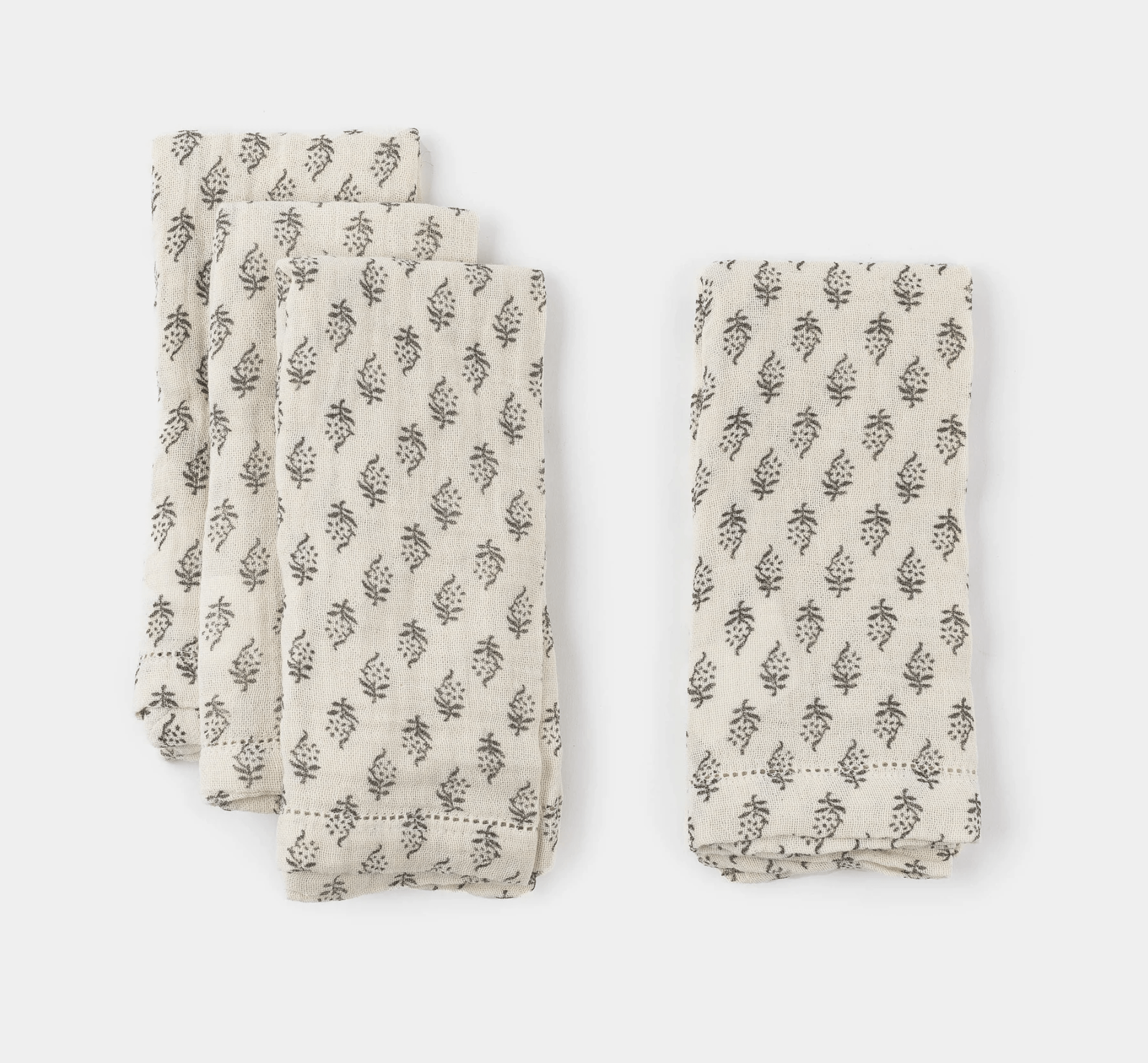 printed floral napkins