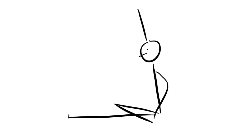 Outer Hips into Ardha Baddha Padma Paschimottanasna