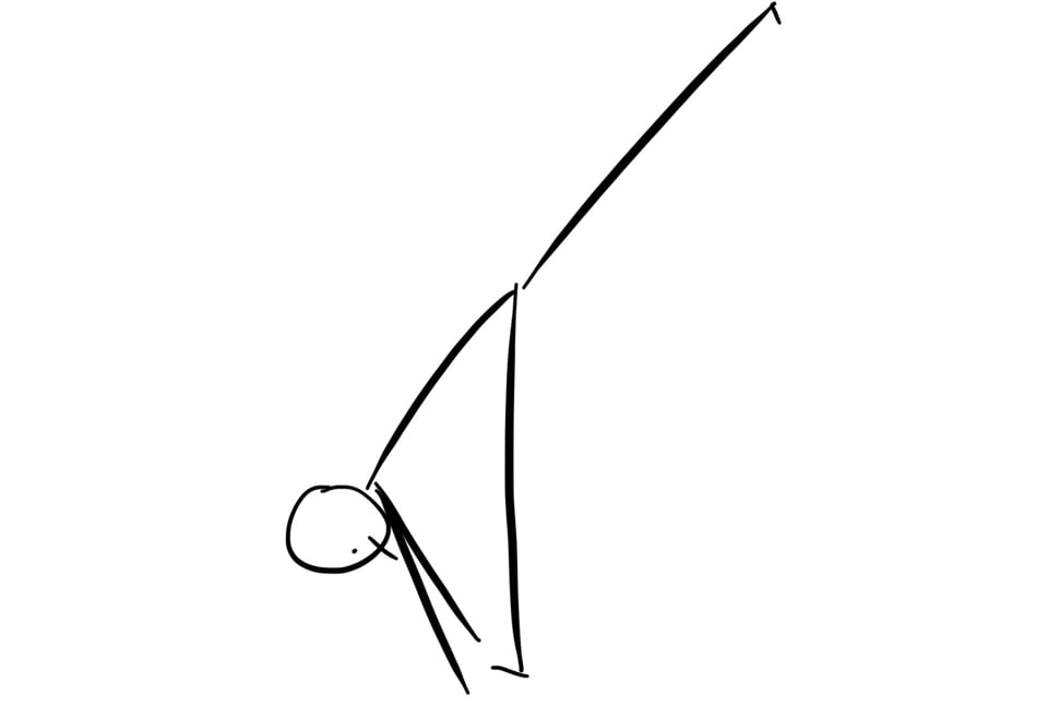 Brightening The Legs Into Standing Split