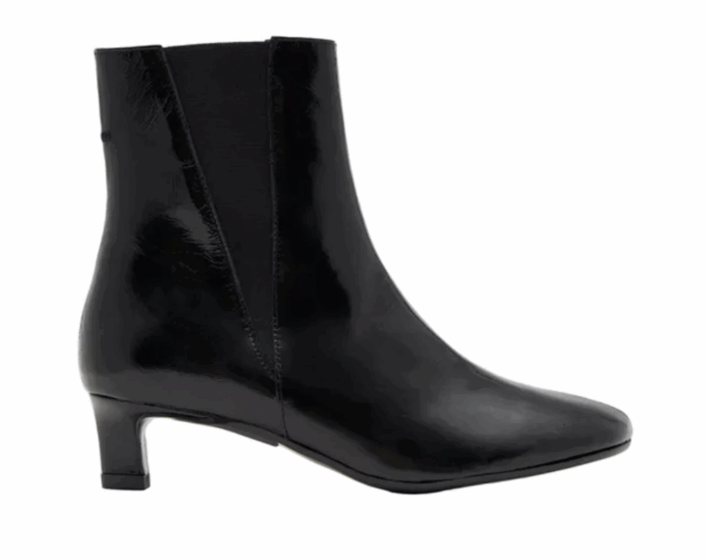 Patent Leather Ankle Boot