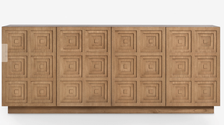 carved wood sideboard