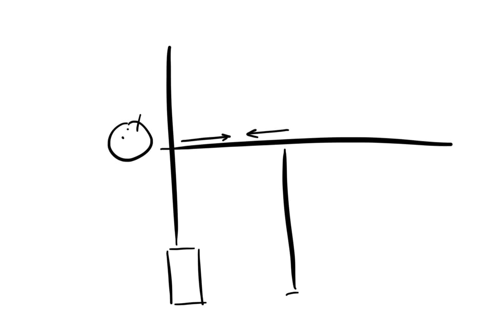 Vrksasana + Ardha Chandrasana
